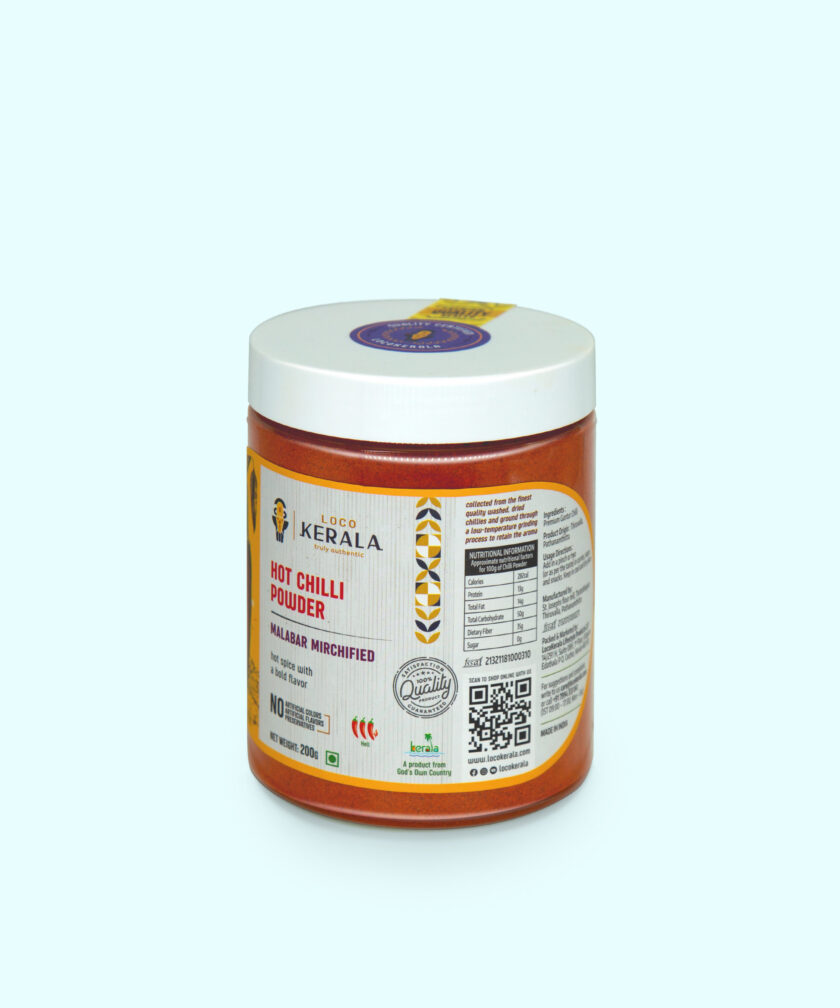 Hot chilli Powder Kerala Organic Products