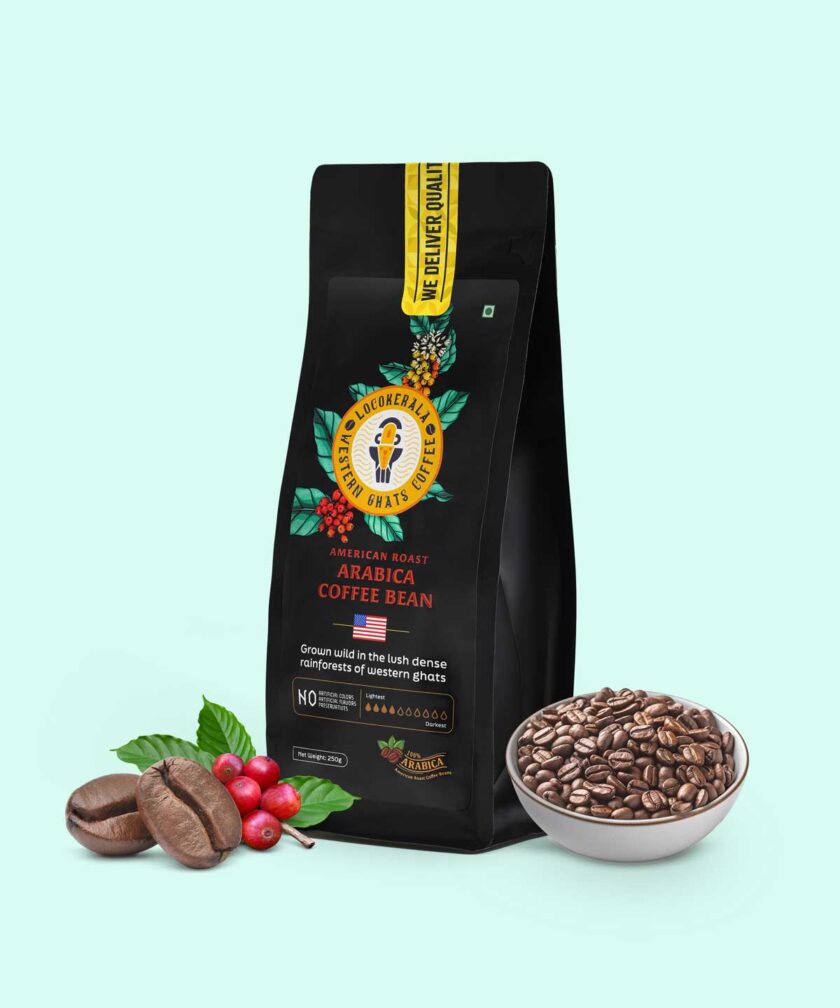 Western Ghats American Roast Arabica Whole Bean Coffee