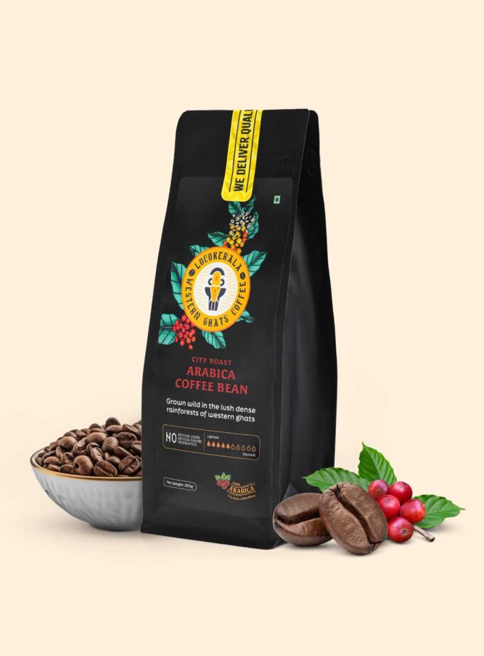 Western Ghats City Roast Arabica Whole Bean Coffee
