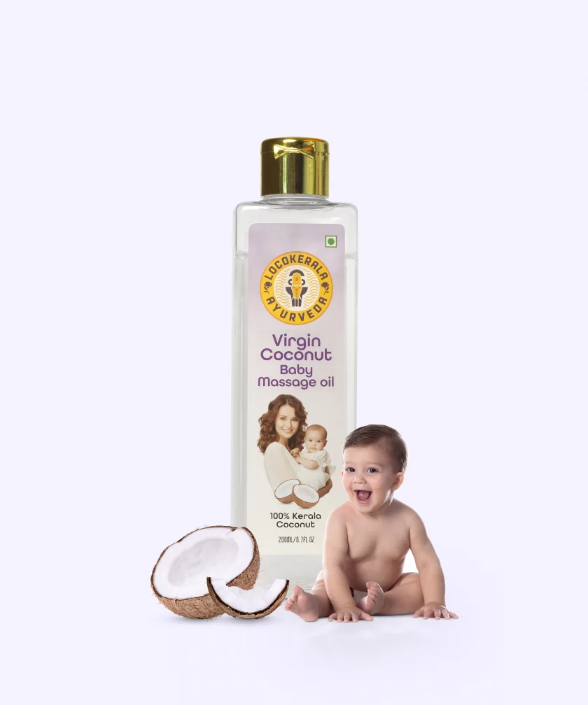 Virgin Coconut Baby Massage Oil - Pure Nourishment for Tender Skin
